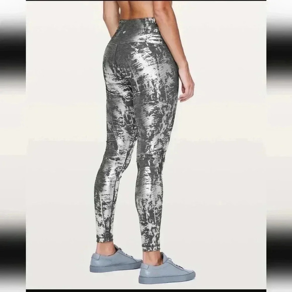 Lululemon Wunder Under Hi-Rise Tight *Brindle Foil 28"Crinkle Heather Brindle H - Picture 4 of 5